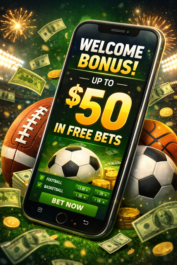 sports betting welcome bonus